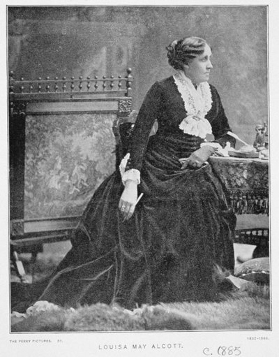 Portrait of Louisa May Alcott by American School